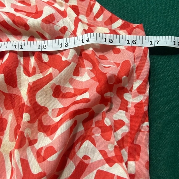 St. John,Silk Poppy,Pocketed,Side-Drawstring Dress,Yacht Wear,Luxury,EUC, Size 8 - Picture 14 of 16